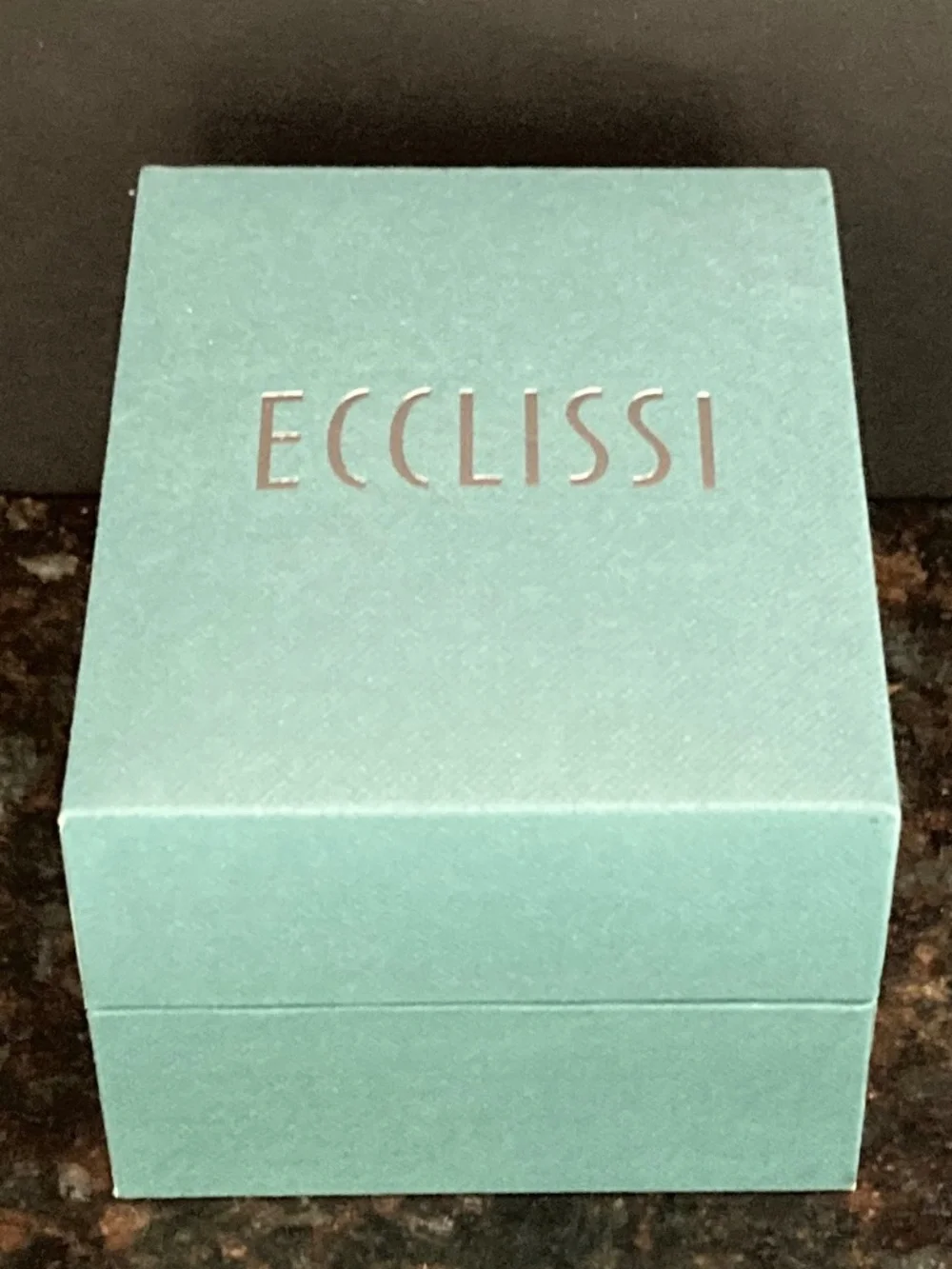 Ecclissi Sterling Multi-Function Chronograph Watch/Snakeskin Embossed Straps/NIB
